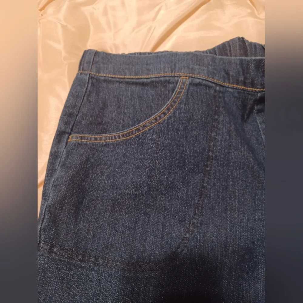 Dark Blue Denim Jeans (Pull On)Size XL - Picture 8 of 11